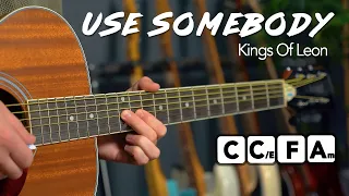 Play Use Somebody by Kings Of Leon with 4 Chords (+ solo)