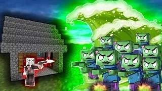 THỬ THÁCH SÓNG THẦN ZOMBIE VÀ ĐẠI DỊCH ZOMBIE TRONG MCPE | Thử Thách SlenderMan