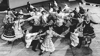 Русский танец "Вензеля". Концерт 8 Марта из Большого театра 1963г.  Балет Игоря Моисеева.