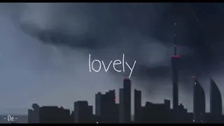 #lovely  - billie eilish ft. Khalid (slowed + reverb + rain)