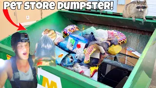 I Found PET STORE DUMPSTER Filled With AQUARIUM FISH And SNAKES!