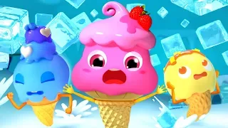 Learn Colors with Ice Cream | Color Song | Nursery Rhymes | Kids Songs | Learn Fruits | BabyBus