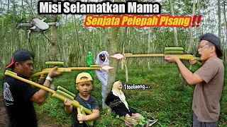 PERANG MELAWAN POCONG YG CULIK MAMA PAKE SENJATA PELEPAH PISANG !