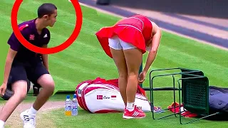 20 INAPPROPRIATE MOMENTS IN TENNIS SHOWN ON LIVE TV