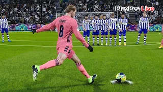 PES 2021 - Alaves vs Real Madrid - Full Match & KROOS Free Kick Goal - Gameplay PC