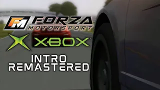 Forza Motorsport 1 OG Xbox Intro Remastered (1080P 60FPS)