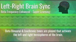 Hemi Sync - Super Learning | Beta Binaural and Isochronic Beats // Frequency Tuning
