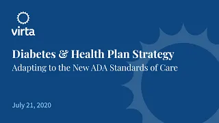 Webinar: Diabetes & Health Plan Strategy (July 21, 2020)