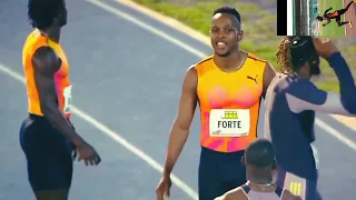 WATCH MEN'S 100M FINAL AT JAMAICA INVITATIONAL 2024 #viral #sports #trackandfield #athletics