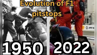 The Evolution of F1 pitstops | 1950-2022