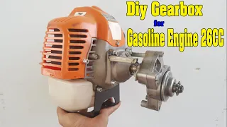 Build a Gearbox for Gasoline Engine 26CC