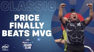 PRICE FINALLY BEATS VAN GERWEN IN A GRAND SLAM CLASSIC!