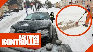 Gerissene Ölwanne! Ölspur im tiefen Schnee! | 2/2 | Kabel Eins | Achtung Kontrolle