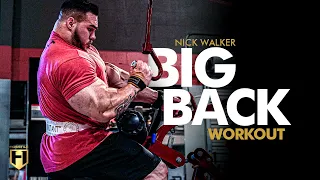 Nick Walker’s Big Back Workout | HOSSTILE