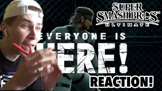 Super Smash Bros Ultimate E3 2018 Reveal REACTION!! Snake, Ice Climbers, and MORE!