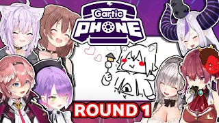 【ALL POV】Gartic Phone Collab Highlights - 1st Round【GARTIC PHONE】