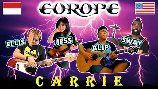 Carrie (Europe cover) - Alip Ba Ta, Jess Mancuso, Ellis Lamar, Swaylex -  Indonesia & USA Collab