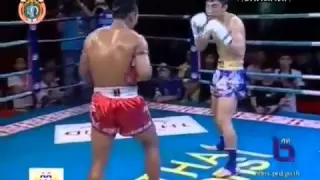 Saenchai vs JChao Li Dao KO round 1! - Twitter @muaythaicombat