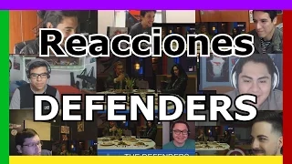 Reactions mashup: Defenders Trailer 1 | spanish reactors