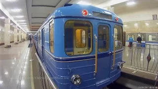 Выставка ретровагонов московского метро 2017 (Exhibition of old Moscow metro cars) // 13.05.2017