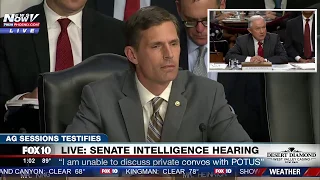 Sen. Heinrich ACCUSES Jeff Sessions of OBSTRUCTION at Senate Intelligence Committee Hearing (FNN)