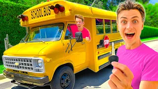 I STOLE A SCHOOL BUS!!