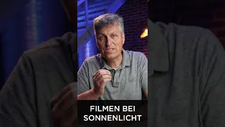 Personen in der Sonne filmen