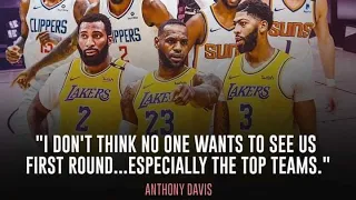 Lakers Anthony Davis says what anybody with sense was Thinking!!