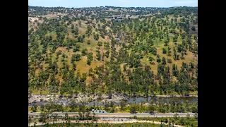 Dramatic views, cascading winter waterfalls & river frontage