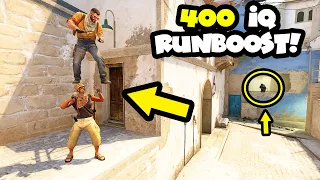 400 IQ NEW WAY OF RUNBOOST! - CS:GO BST ODDSHOTS #510