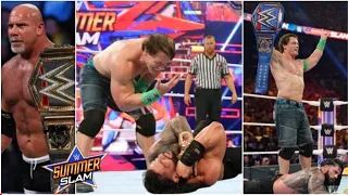 WWE SummerSlam 2021 John Cena Wins Universal Championship And Goldberg Wins WWE Championship 2021 ?