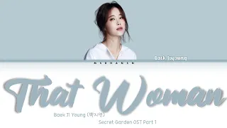 Baek Ji Young (백지영) - The Woman (그여자) (SECRET GARDEN OST Part.1) [Han|Rom|Eng] Color Coded Lyrics