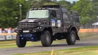 1000HP Kamaz Dakar Truck 12.5L V8 Diesel - CRAZY DRIFTS!