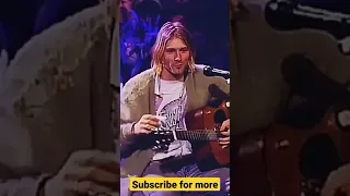 Nirvana's Fans Shouting Hurry Up & Kurt Cobain Mocked at Them #shorts