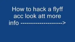How to hack a flyff account