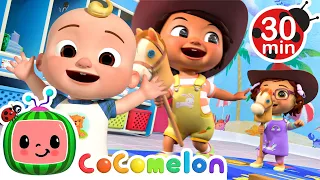 We Like To Clean Up When We Play | Cocomelon and Little Angel Nursery Rhymes