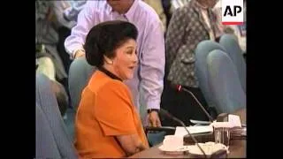 PHILIPPINES: IMELDA MARCOS SENATE HEARING