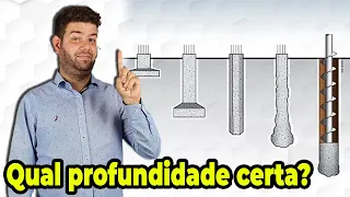 Profundidade PERFEITA para a Fundação da sua OBRA