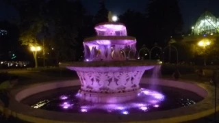 Ажурный фонтан в розарии (Парк Горького)