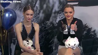 It was a delight watching Gubanova and Kimmy Repond showing their best skating skills