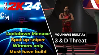 Best 3 & D Threat build for COMP NBA2k24