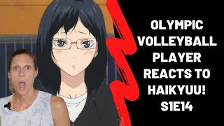 Olympic Volleyball Player Reacts to Haikyuu!! S1E14: "Formidable Opponents"