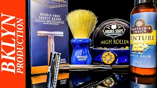 💈 High Roller: King C Gillette Razor, Captain's Choice Bowl After Shave, Angora Soap, Zenith Brush 🔥