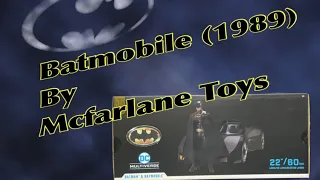McFarlane Toys - DC Multiverse Batman & Batmobile Gold Label 1989 #mcfarlanetoys #batman #batmobile