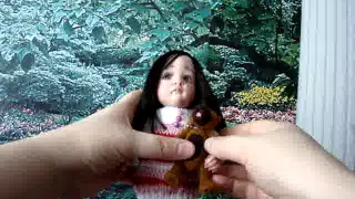 Камила. Моя авторская кукла из запекаемой пластики.