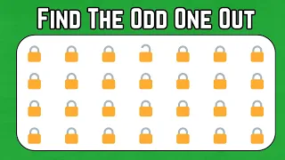 Find The ODD One Out🔍 || Spot The Difference (Emoji Quiz) 🕵️