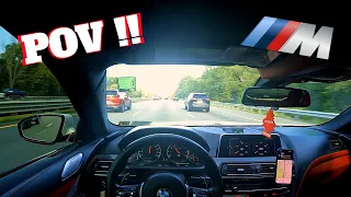BMW M6 POV | The cruise back from M-Pact cutting up with a few other M's