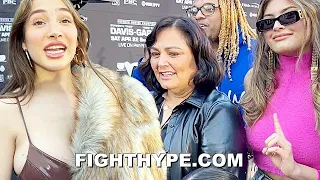 RYAN GARCIA GIRLFRIEND & FAMILY CLOWN GERVONTA DAVIS; REACT TO HIM PUNCHING & EXPLOSIVE LA PRESSER