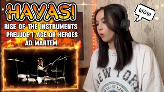 FIRST REACTION to HAVASI — Rise of the Instruments + Ad Martem 2013 + Prelude | Age of Heroes