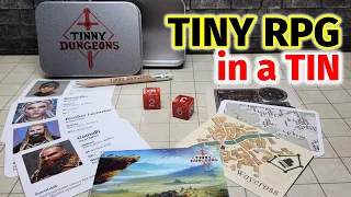 A Tiny 2d6 RPG System - Tinny Dungeons - One Shot Adventure and Campaign Setting